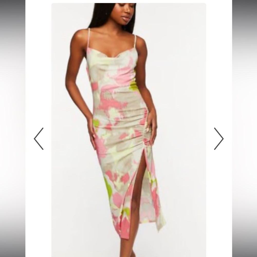 Forever 21 watercolor maxi dress